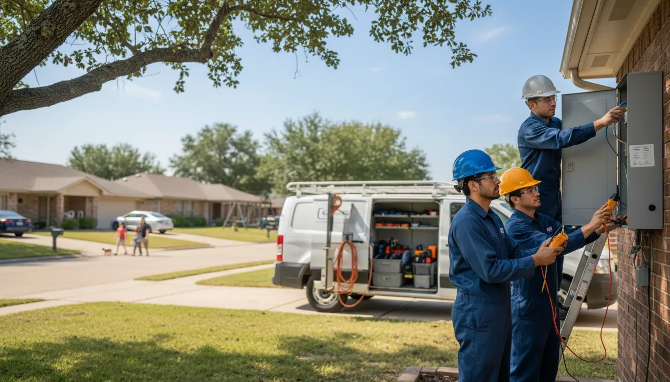 Certified electrician providing emergency electrical services in Durham, KS